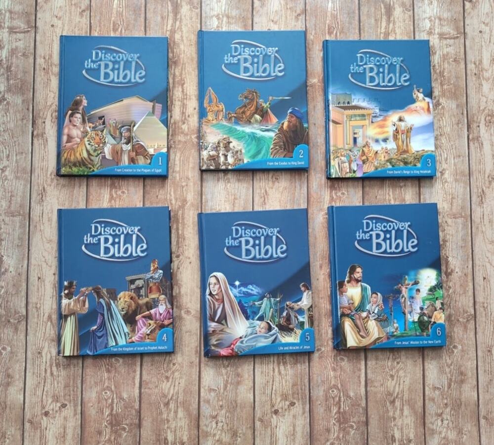 Discover the Bible Series by Safeliz -Complete Set - Hardcover Book - Christian